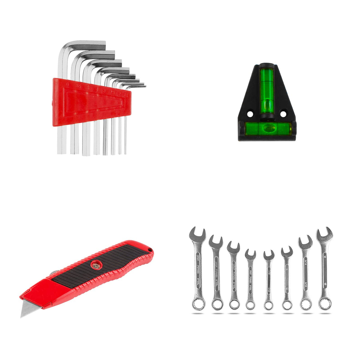 TLGREEN 95 Piece Car Tool Kit with Storage Case Red - TLGREEN Official Imagery - 5