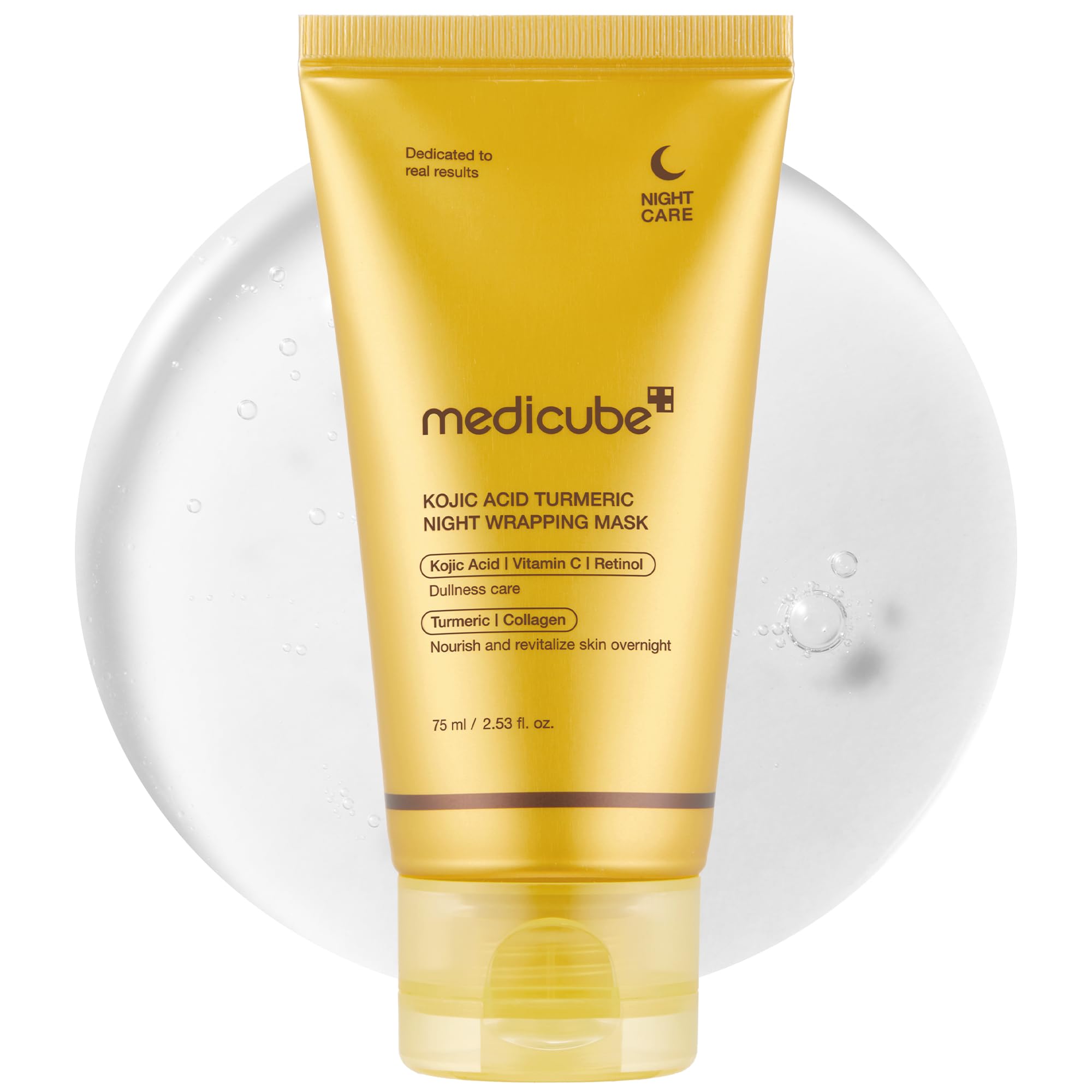 medicube Kojic Acid Turmeric Overnight Wrapping Peel Off Mask – - medicube