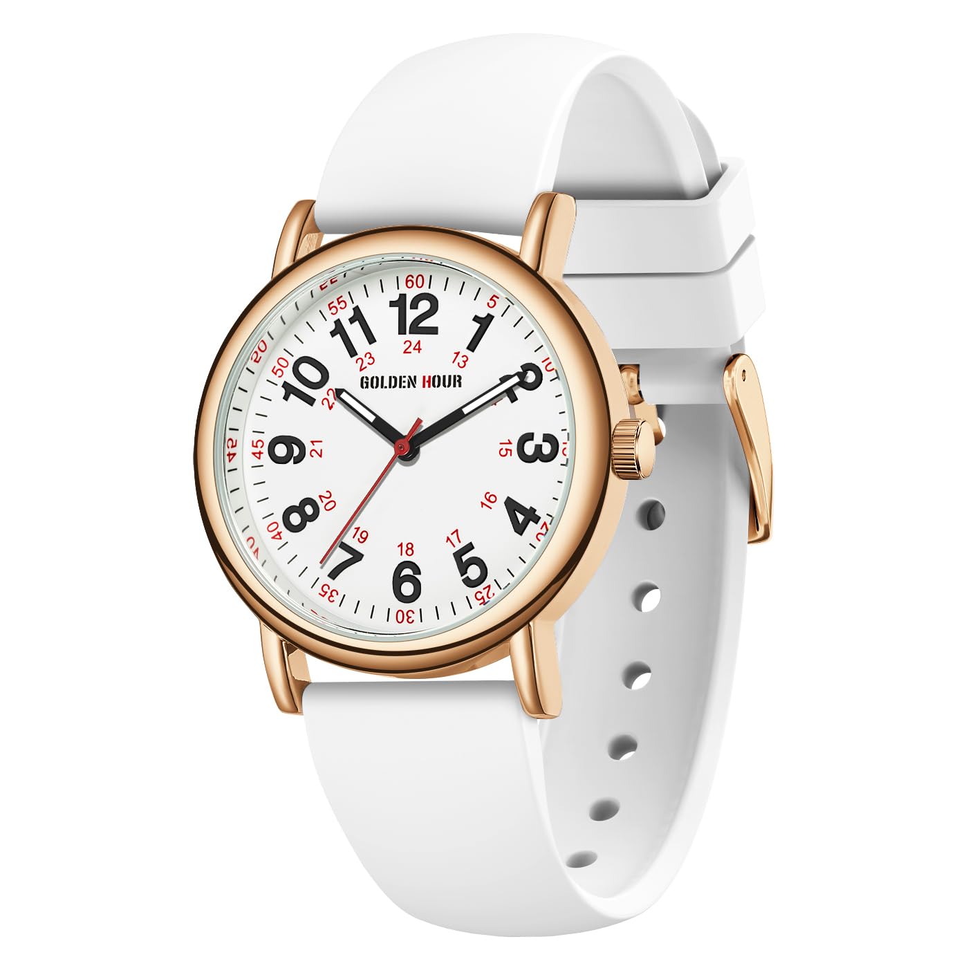 GOLDEN HOUR Waterproof Nurse Watch for Medical Professionals, Students - View 1