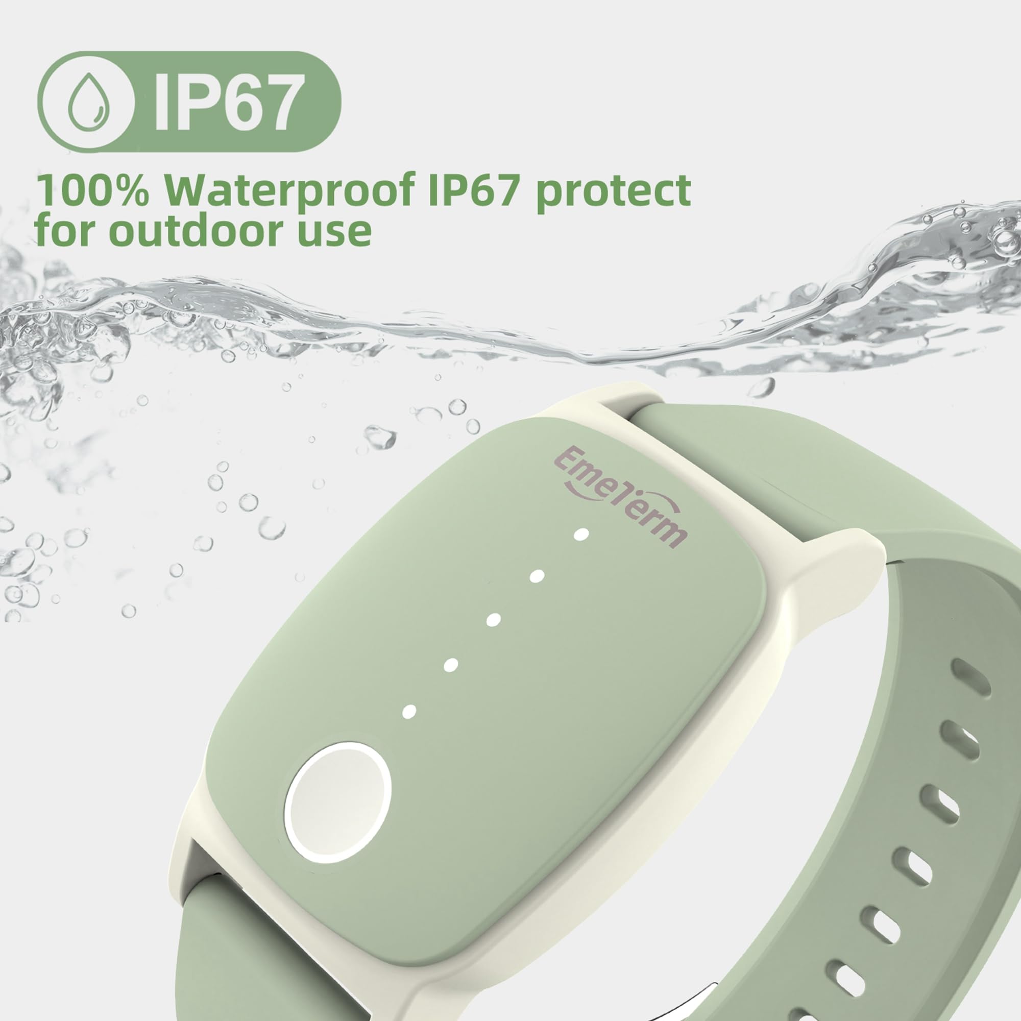 EmeTerm Explore Classic FDA-Cleared Anti-Nausea Wristband IP67 Waterproof Mornin - EmeTerm Official Product View 2