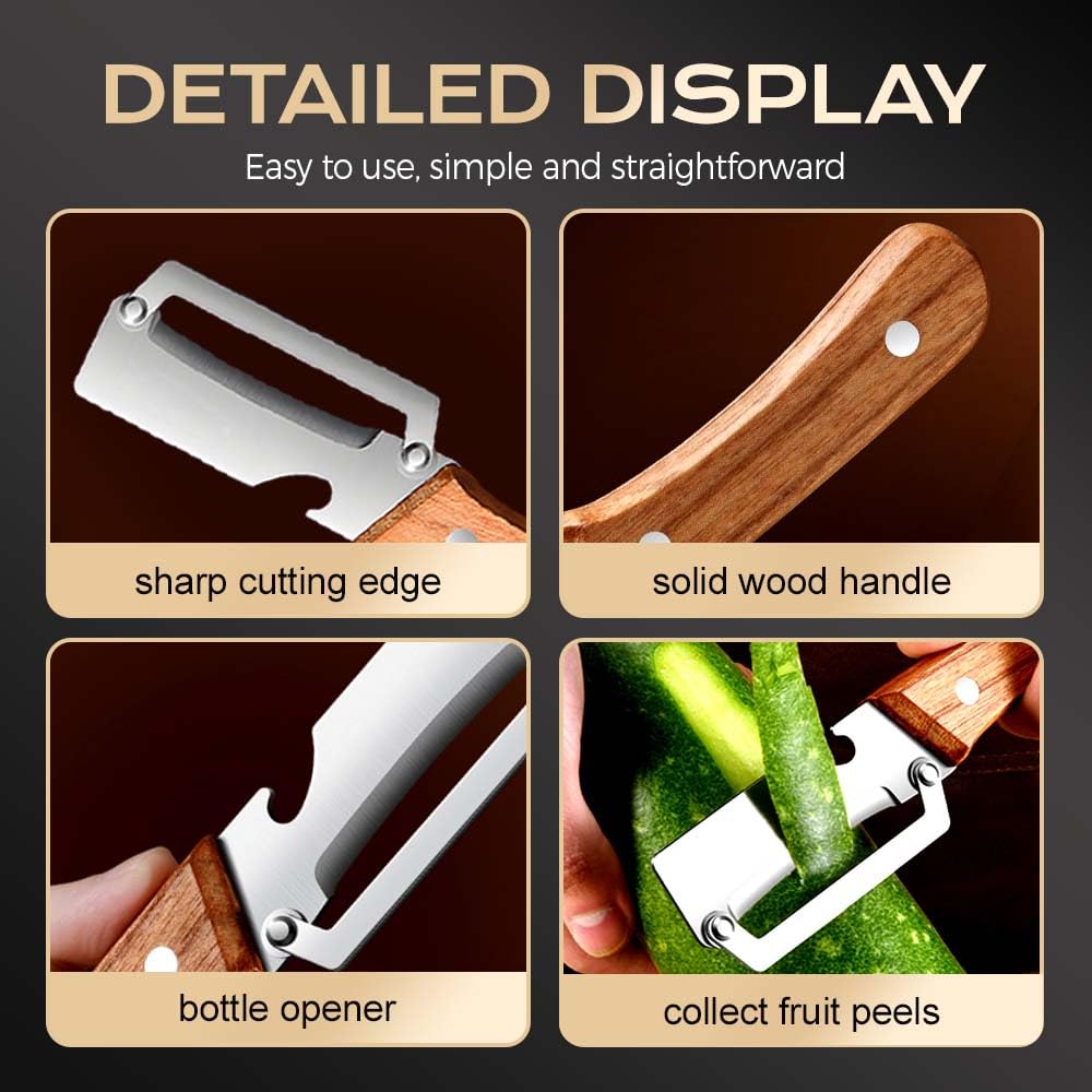 Multi-Functional Vegetable Peeler for Kitchen, 2026 New Stainless Stee - View 5