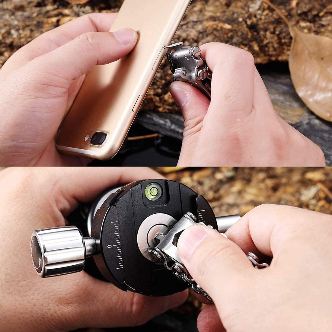 Multitool Bracelet 29 in 1 22cm Stainless Steel Outdoor - Lemasa Official Imagery - 7