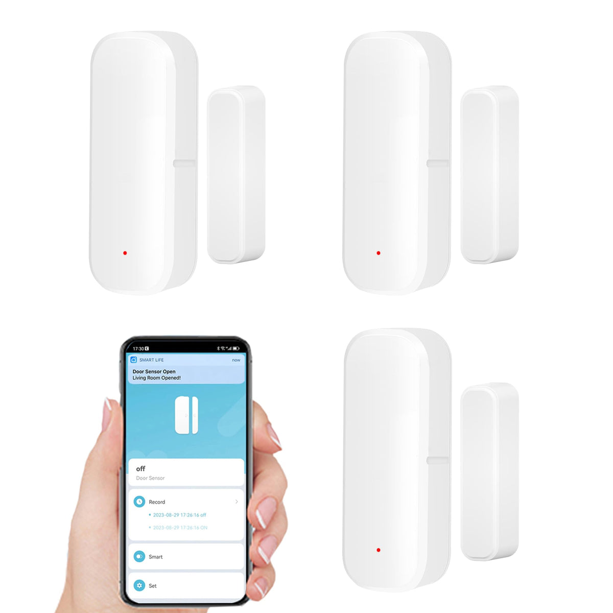 Smart Door Sensor WiFi Door and Window Sensor Wireless - Gaoducash Official Imagery - 1
