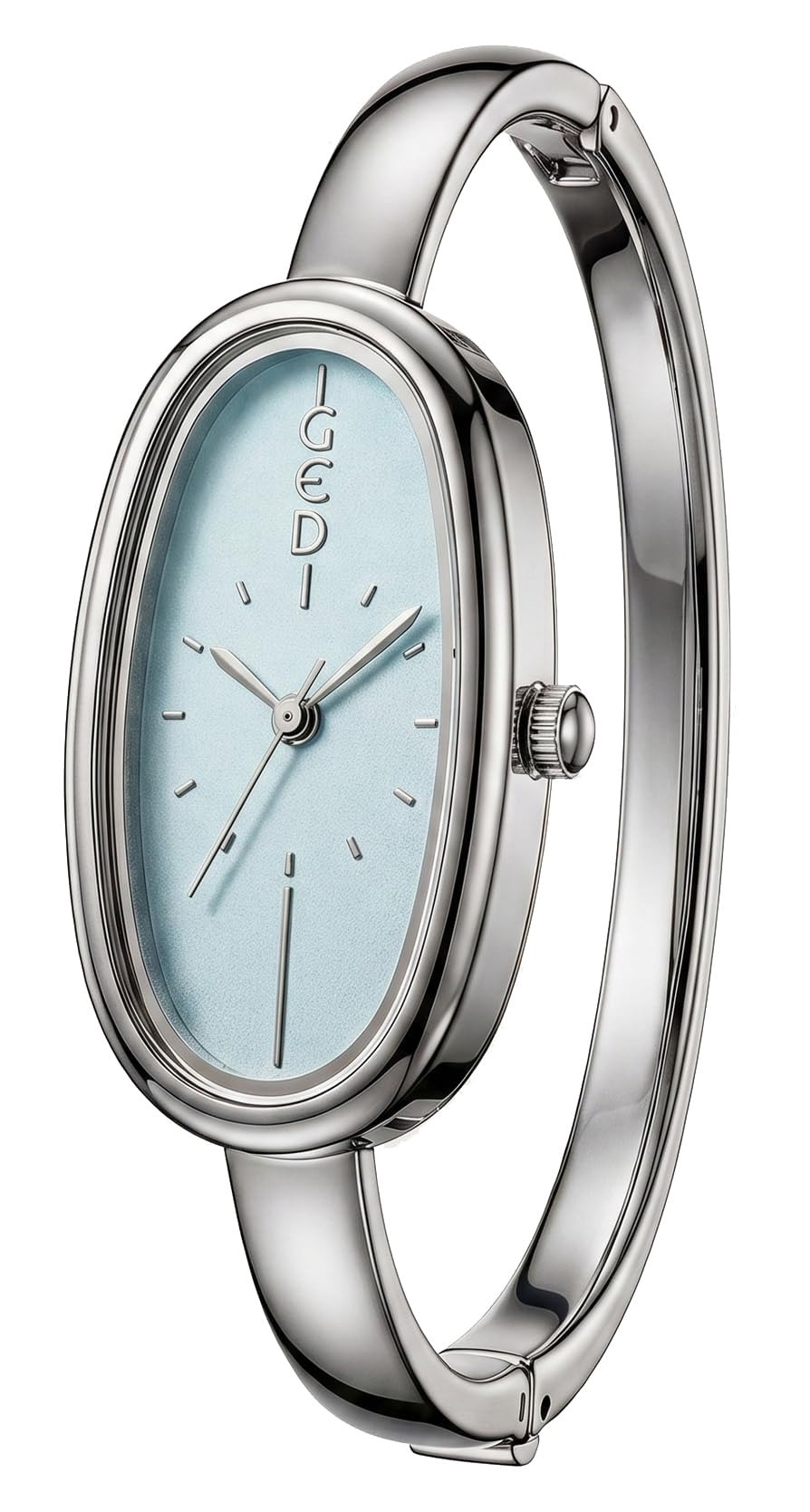 Gosasa Gold Oval Bangle Watch for Women Dainty Cuff Quartz - Gosasa Official Imagery - 7
