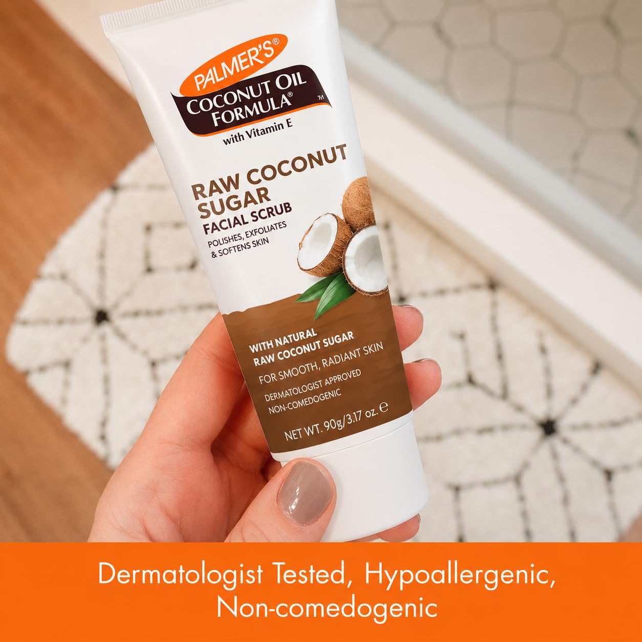 Palmer's Coconut Sugar Facial Scrub Exfoliator with Chamomile - Palmer's Official Product View 5