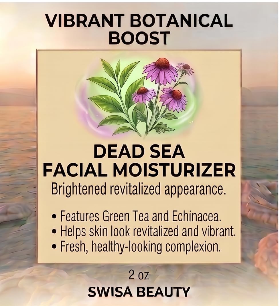 Dead Sea Facial Moisturizer Daily Mineral Hydrator - Swisa Beauty Official Imagery - 6