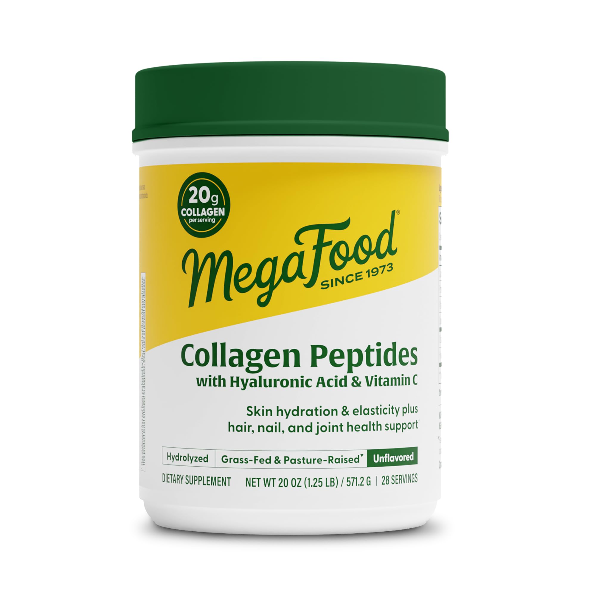 MegaFood Collagen Peptides Powder 20g Grass Fed Bovine - MegaFood Official Imagery - 1