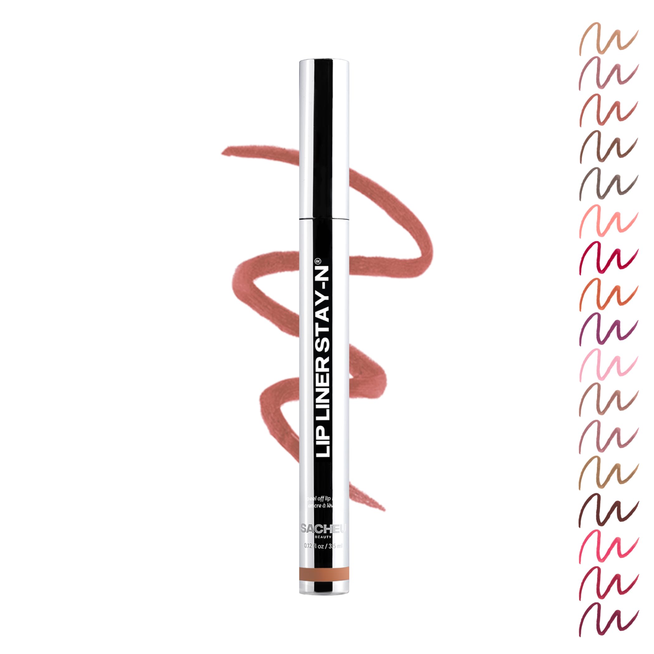 Sacheu Lip Liner STAY-N Peel Off Lip Stain, Longwear, p-INKED - View 2