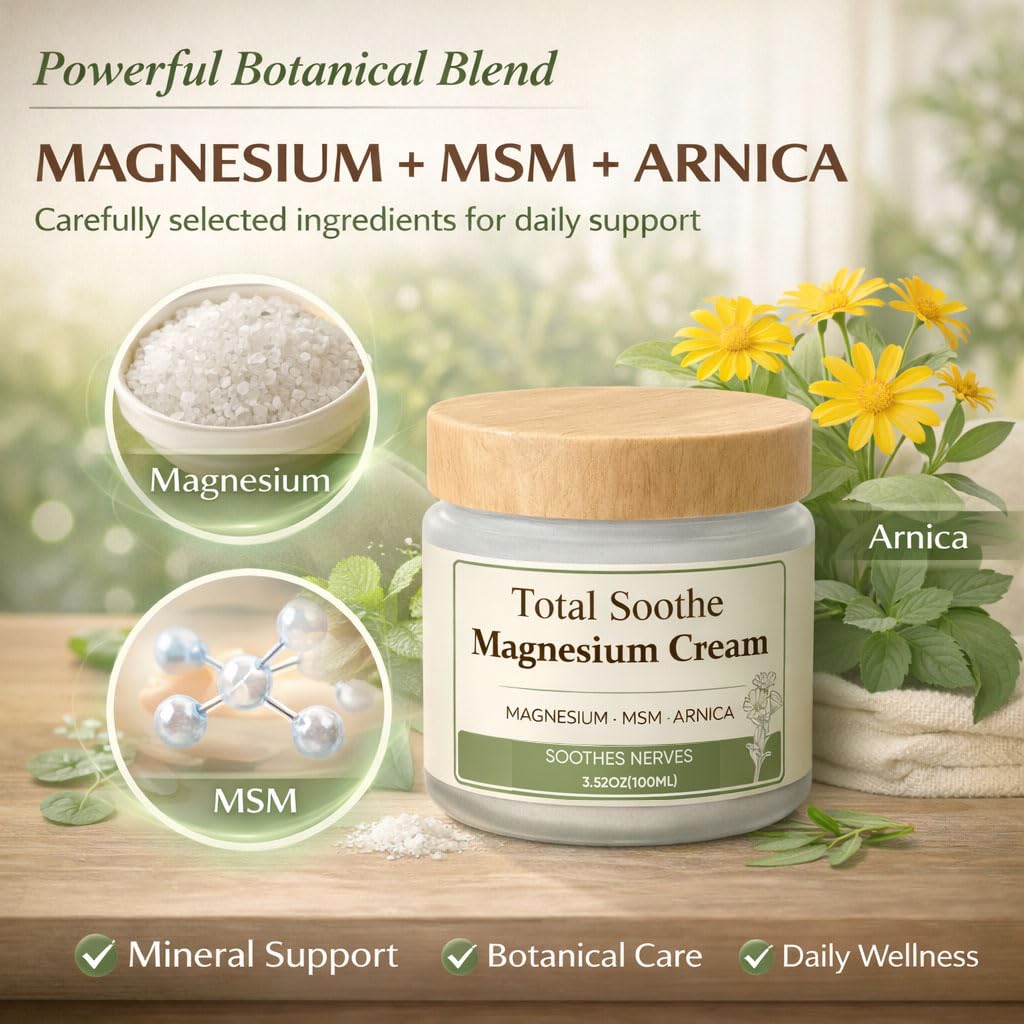 Zotreval Total Soothe Magnesium Cream with Arnica & MSM