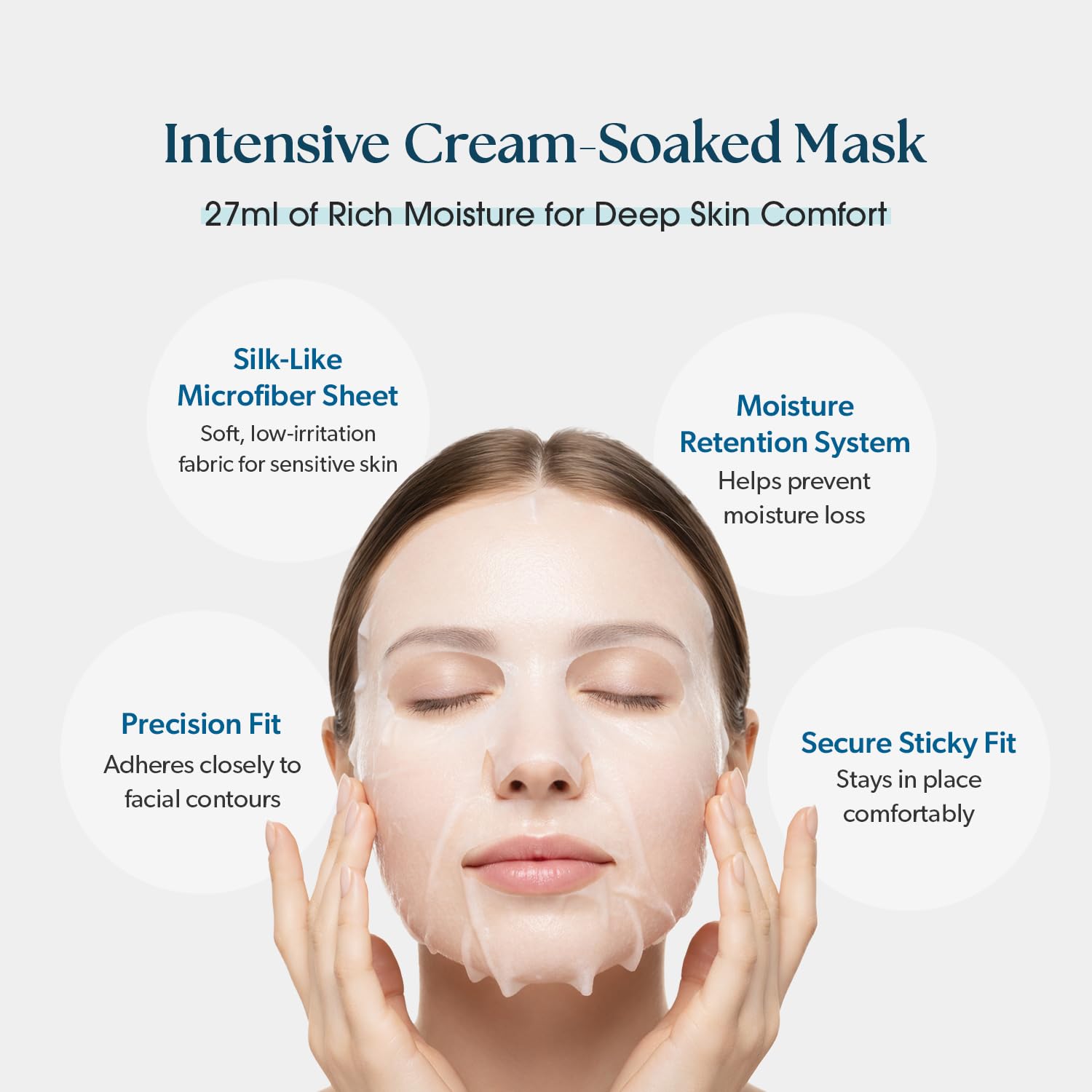 ExoNAD+ Firming Mask 27ml x 5EA, Visible Hydration &amp; - CURECODE
