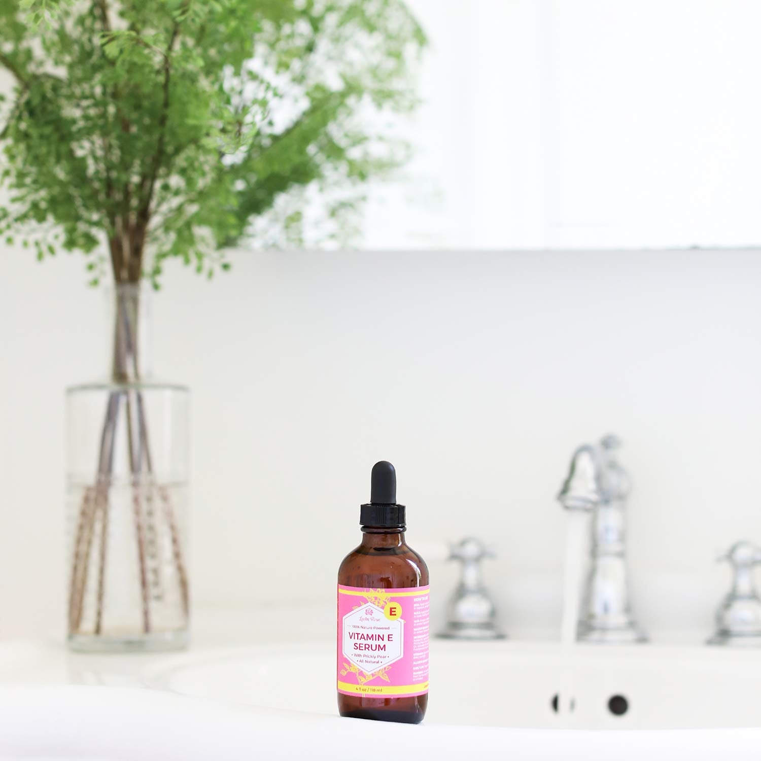 Leven Rose Vitamin E Oil Serum for Face & Skin, Hair & Nails, 4 fl oz - Leven Rose Official Product View 5