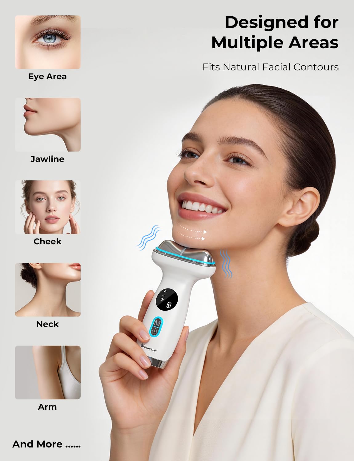 2026 Upgraded Cold Heat Face Sculpting Tool with Red Light - swancode Official Imagery - 8