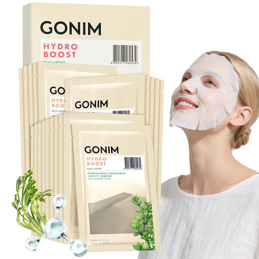 Korean Face Mask, Hydrating Face Mask with Hyaluronic Acid, - GONIM