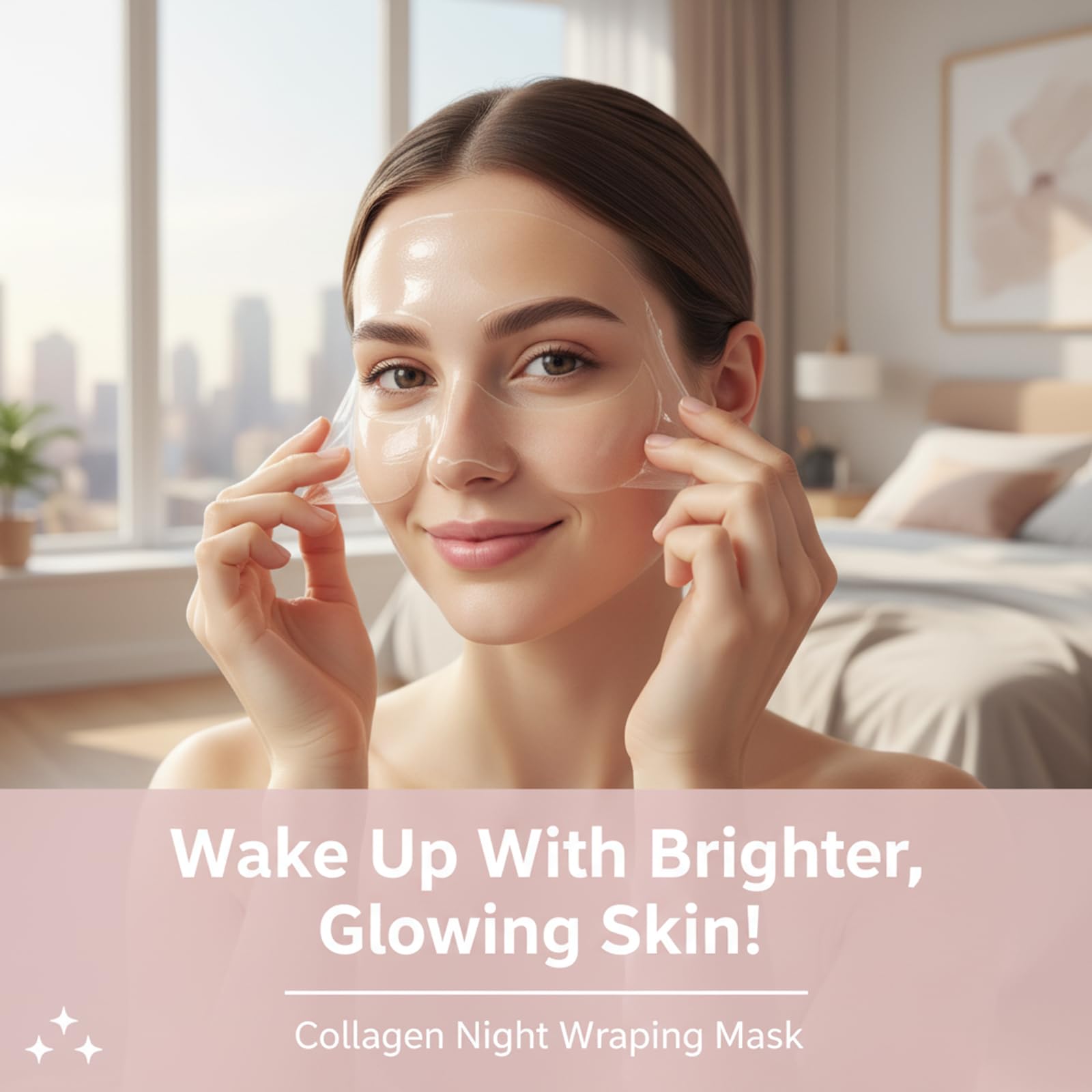 Collagen Night Wrapping Mask, Collagen Overnight Glass Skin Peel - YURI BEAUTY