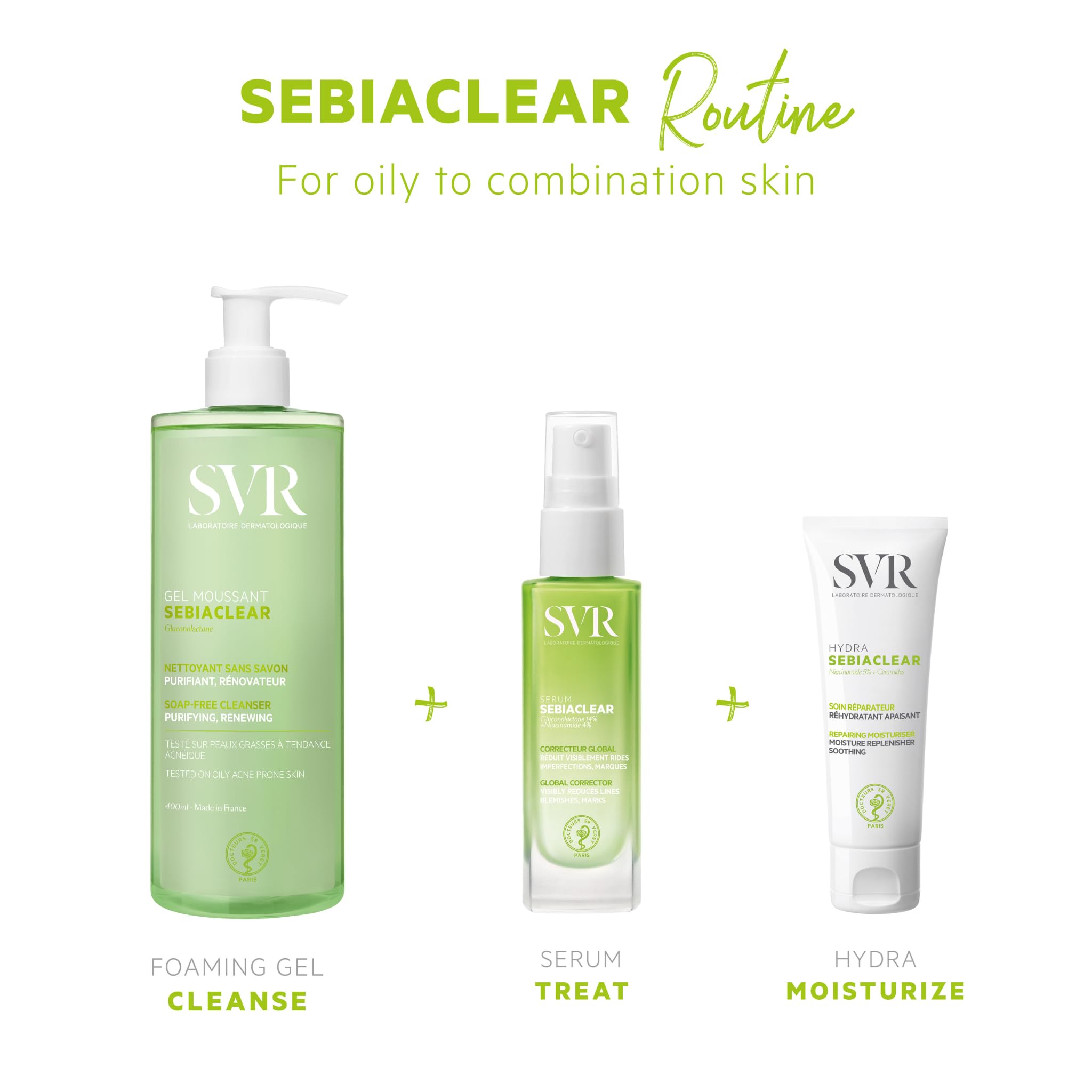 SVR Sebiaclear Foaming Gel Cleanser 13 5 fl oz - SVR Official Imagery - 7