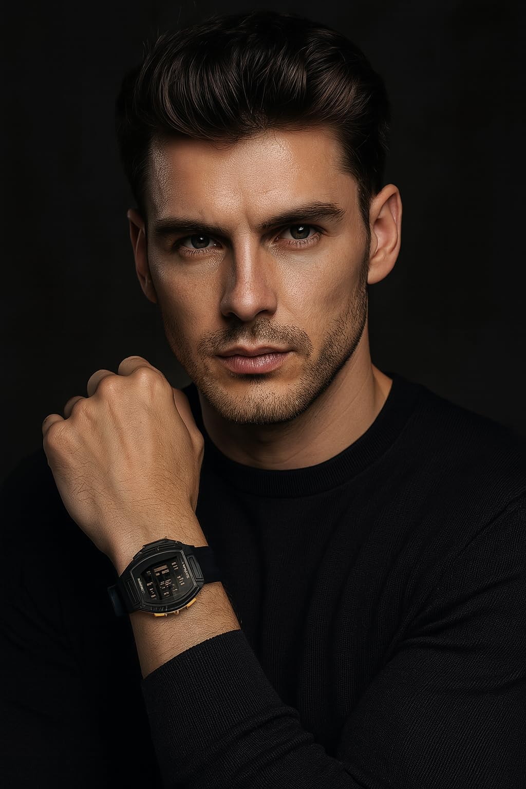 PASOY Men s Tactical Digital Sport Watch Silicone Strap - PASOY Official Imagery - 7
