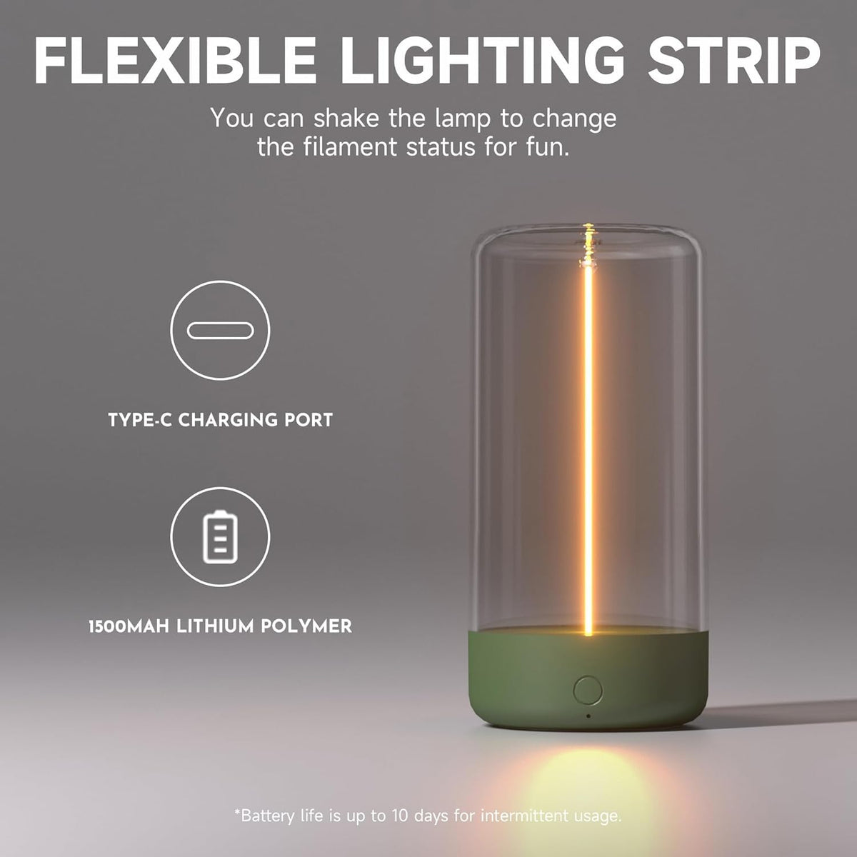 Mini Minimalist Table Lamp Cordless Lamp Rechargeable Lamp - AUGE LIGHT Official Imagery - 3