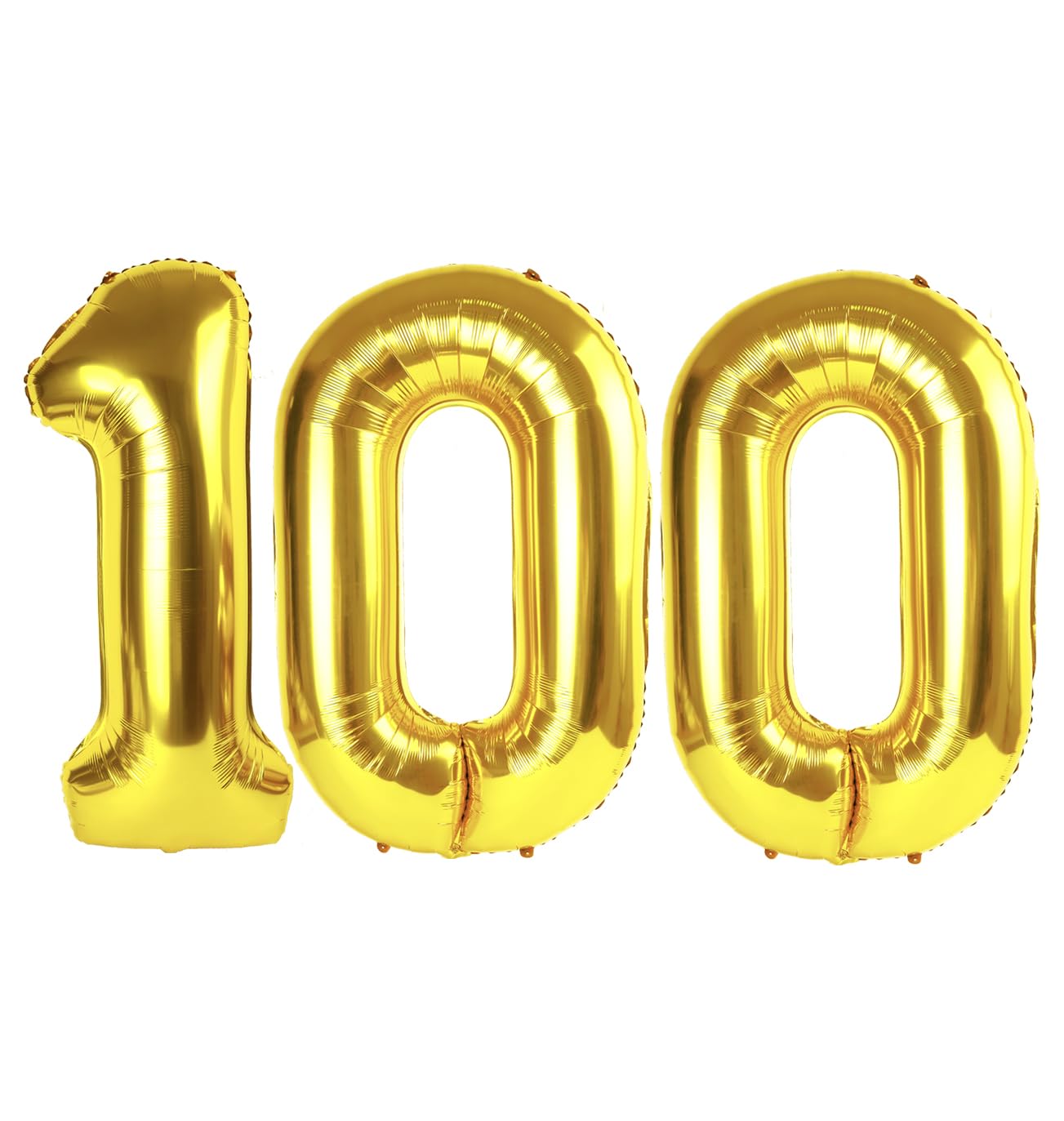 IWERP Gold 100 Balloon - Number Balloon 40 Inch, 100th Gold Birth - IWERP Official Product View 1