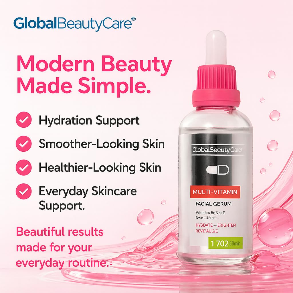 Global Beauty Care Multi-Vitamin Facial Serum, Hydrating Face - Global Beauty Care