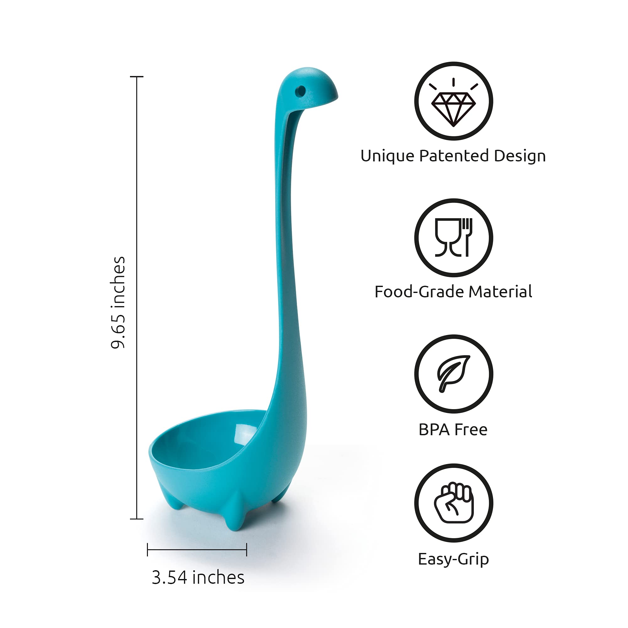 OTOTO The Original Nessie Ladle - Soup Ladle, Cute Gifts, Funny Kitche - View 3