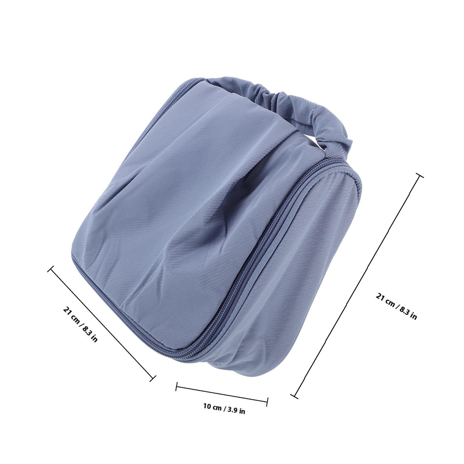 TEHAUX Travel Cosmetic Bag Large Capacity Waterproof Portable Toiletry Bag with Handle for Women Makeup Organizer Blue