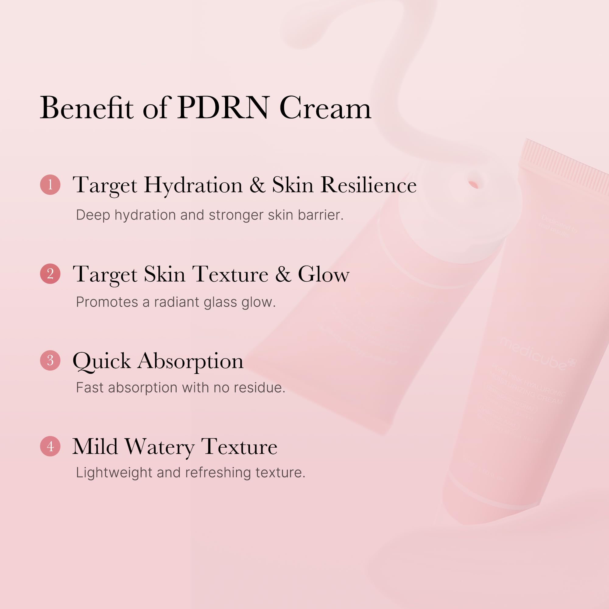 medicube Salmon DNA PDRN Pink Hyaluronic Moisturizing Cream - medicube Official Product View 5