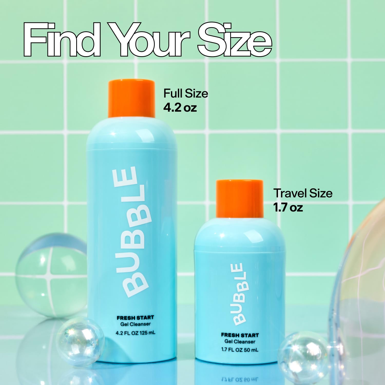 Bubble Skincare Fresh Start Gel Face Cleanser, Gentle for Oily - Bubble Skincare