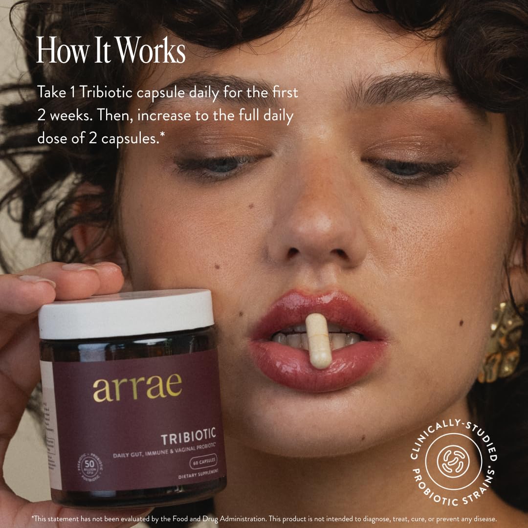 Tribiotic Women s All in 1 Probiotic 50B CFU Gut Vaginal - Arrae Official Imagery - 3