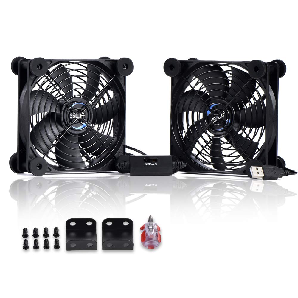 SCCCF Quiet 120mm USB Fan, 5V USB Portable Cooling Fan for Flat Panel TV Receive - SCCCF Official Product View 8
