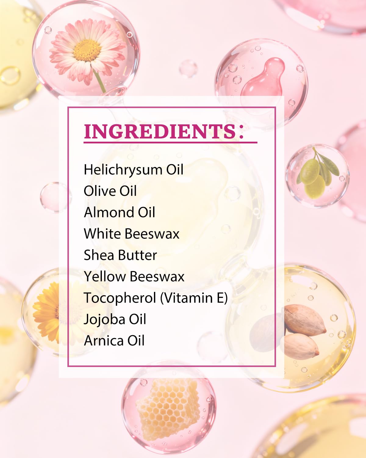 XUEBEIK Helichrysum Balm 120g natural skin repair salve in a jar, moisturizing skin with herbal ingredients.