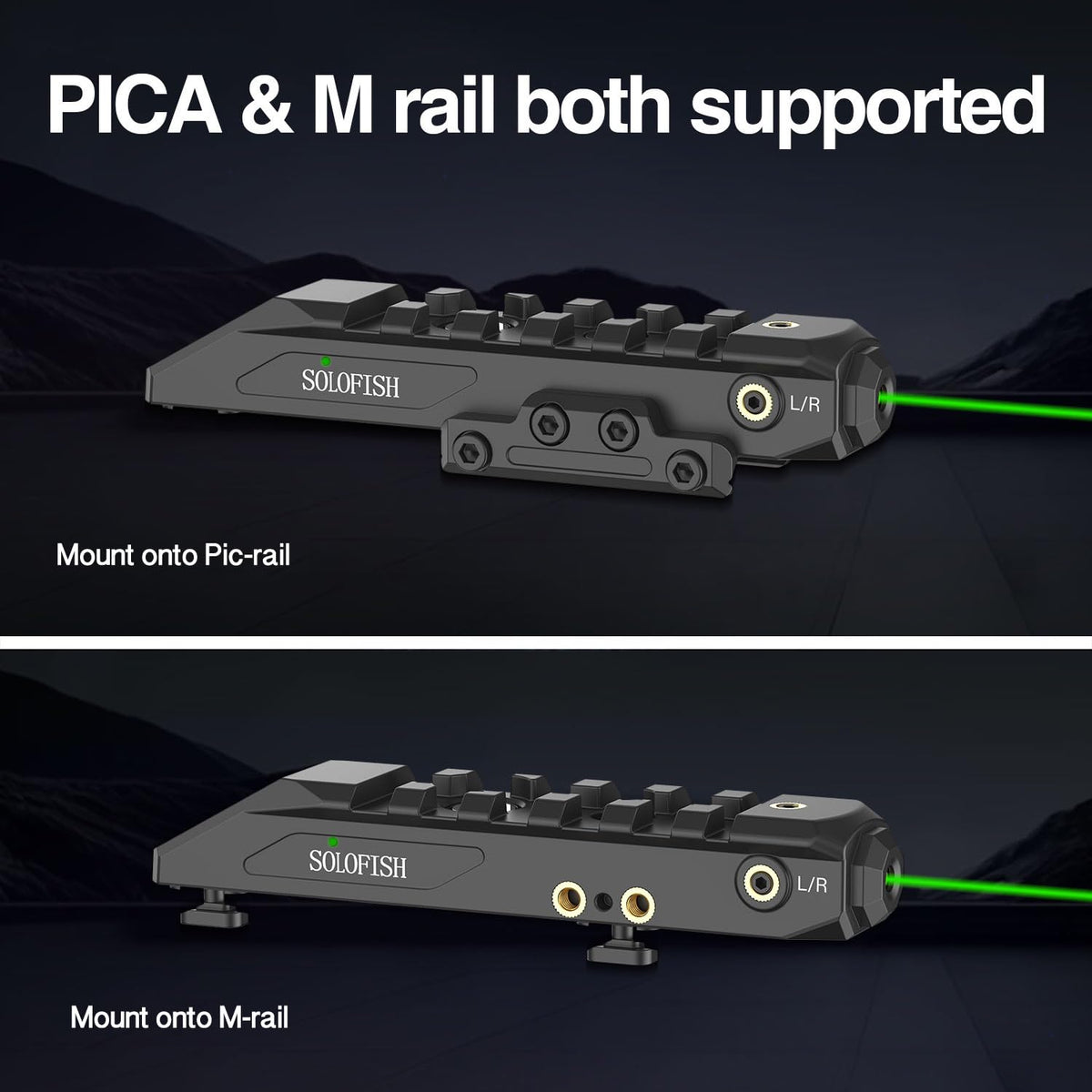 Laser Sight with Strobe Momentary Function for Rifle - Solofish Official Imagery - 7