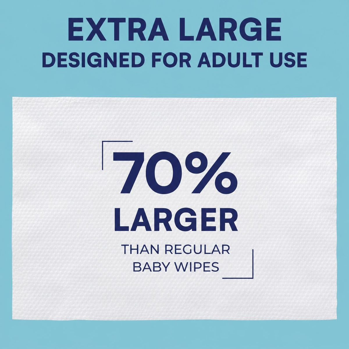 OPTEEL Wipes for Adults Extra Large Disposable Washcloths - OPTEEL Official Imagery - 3