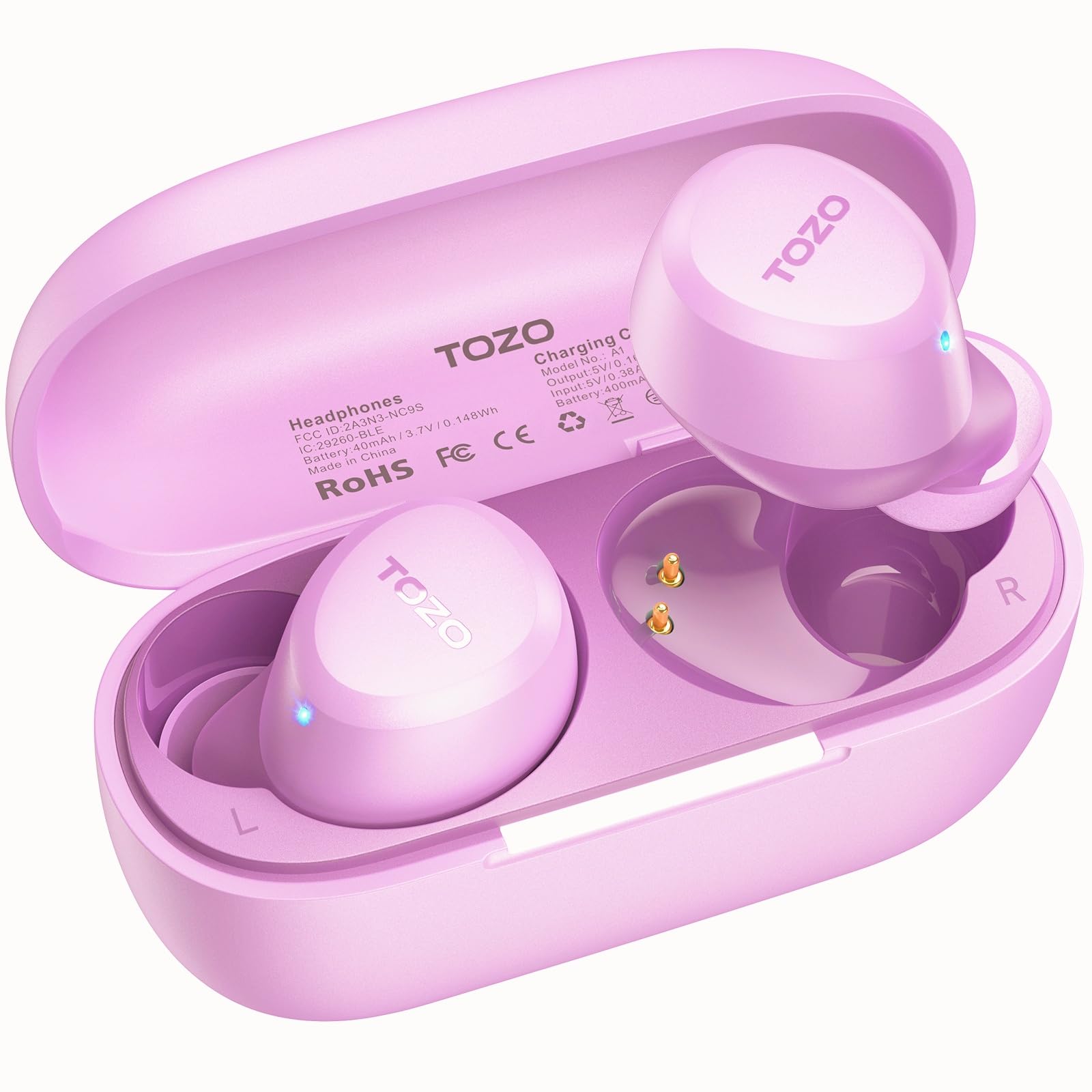 TOZO A1 Wireless Earbuds Bluetooth 5.3 Light Weight in Ear Headph - TOZO Official Product View 10