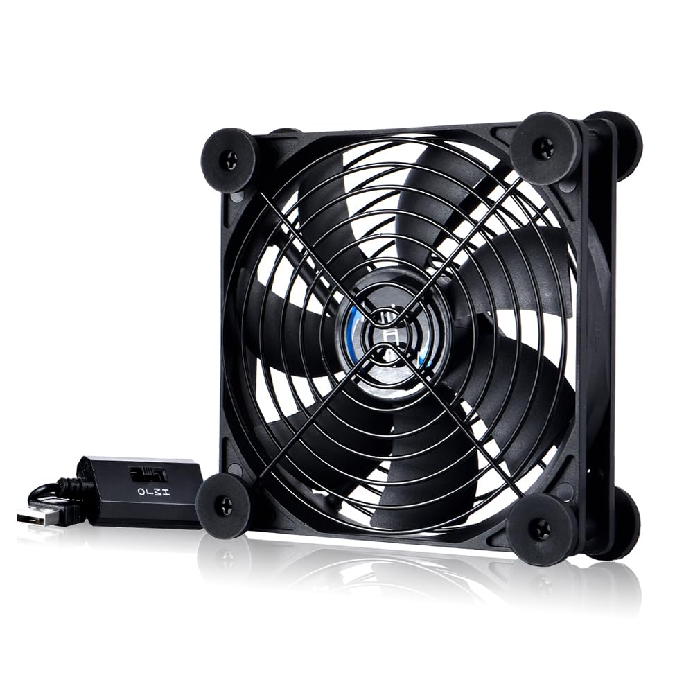 SCCCF Quiet 140mm USB 5V Portable Cooling Fan for Flat Panel TV Receiver Router - SCCCF Official Product View 8