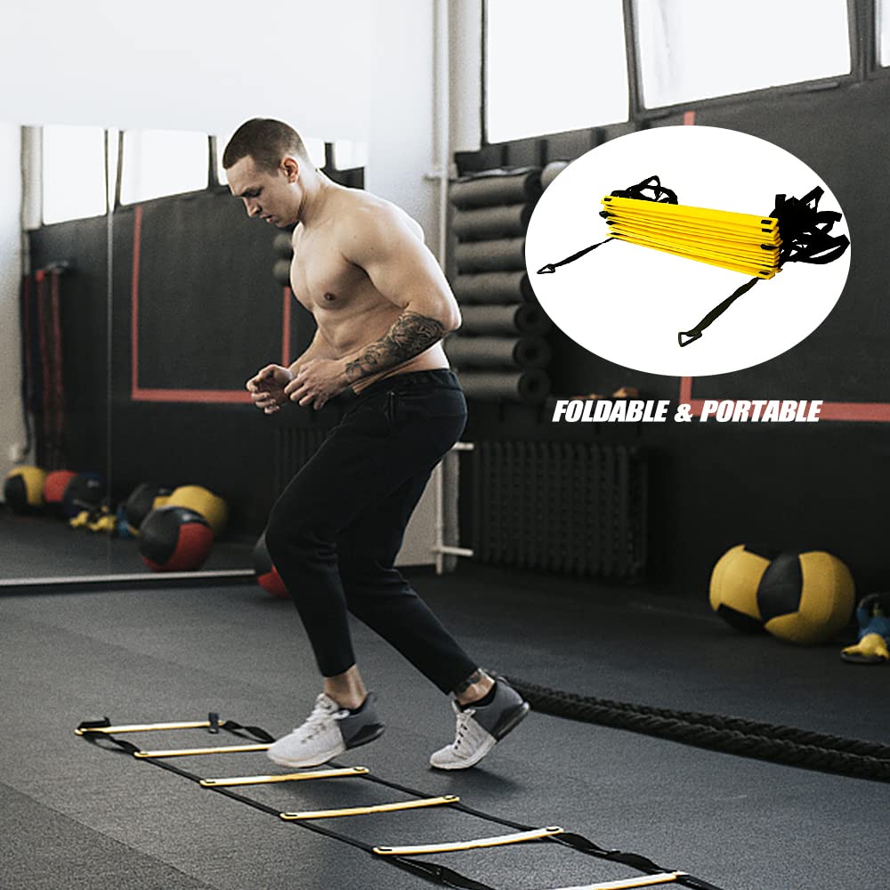 Ejoyous agilitys Ladder Speed Training Equipment Set - Ejoyous Official Imagery - 3