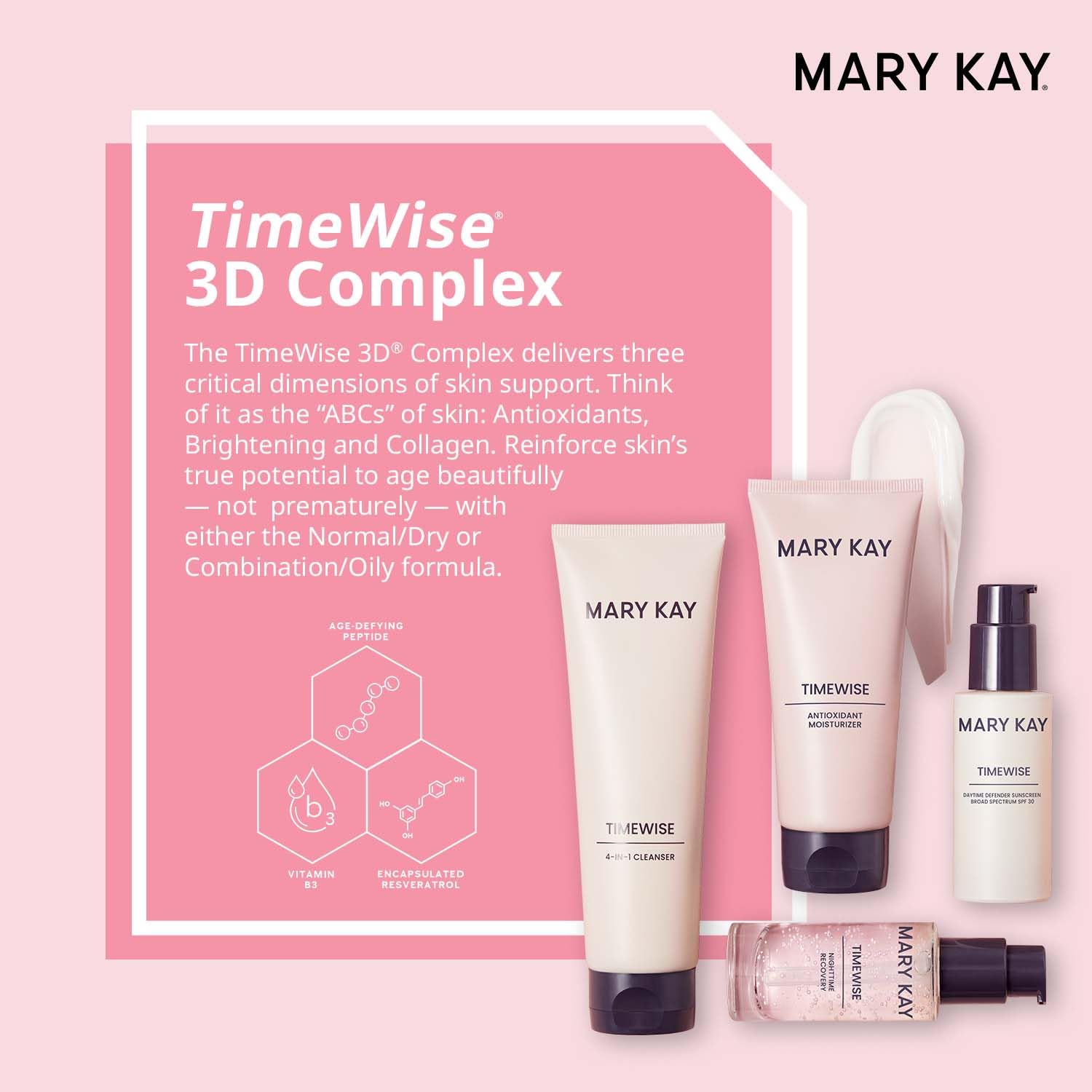 Mary Kay - TimeWise® Miracle Set® - Combination/Oily - Mary Kay Official Product View 3