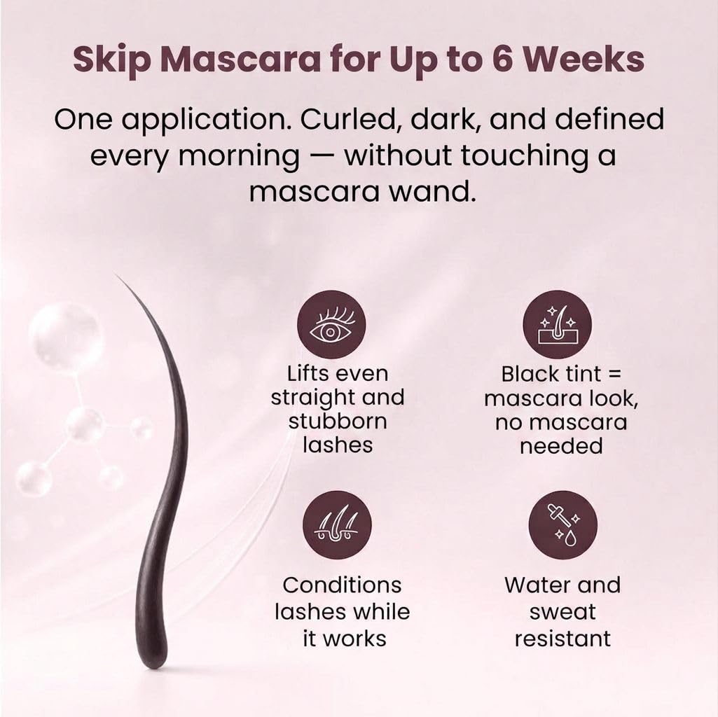 Livia Lash Lift Color Kit Salon Curled and Colored Lashes - LIVIA Official Imagery - 5