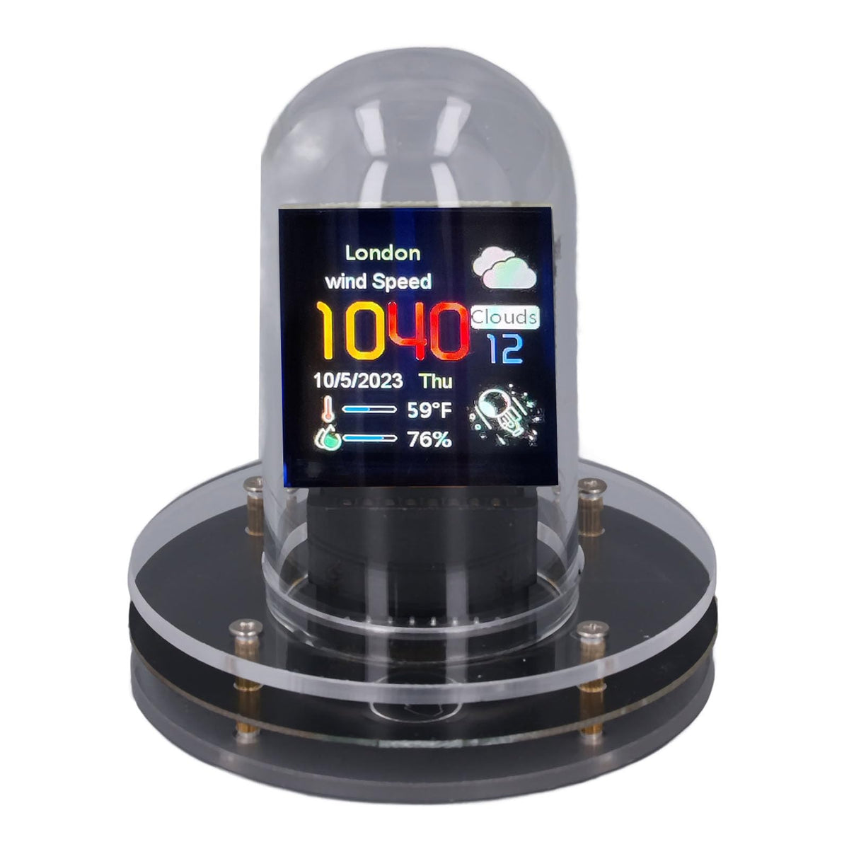 Nixie Tube Clock Simulation Full Color LCD Screen Support - Premium Selection Official Imagery - 2