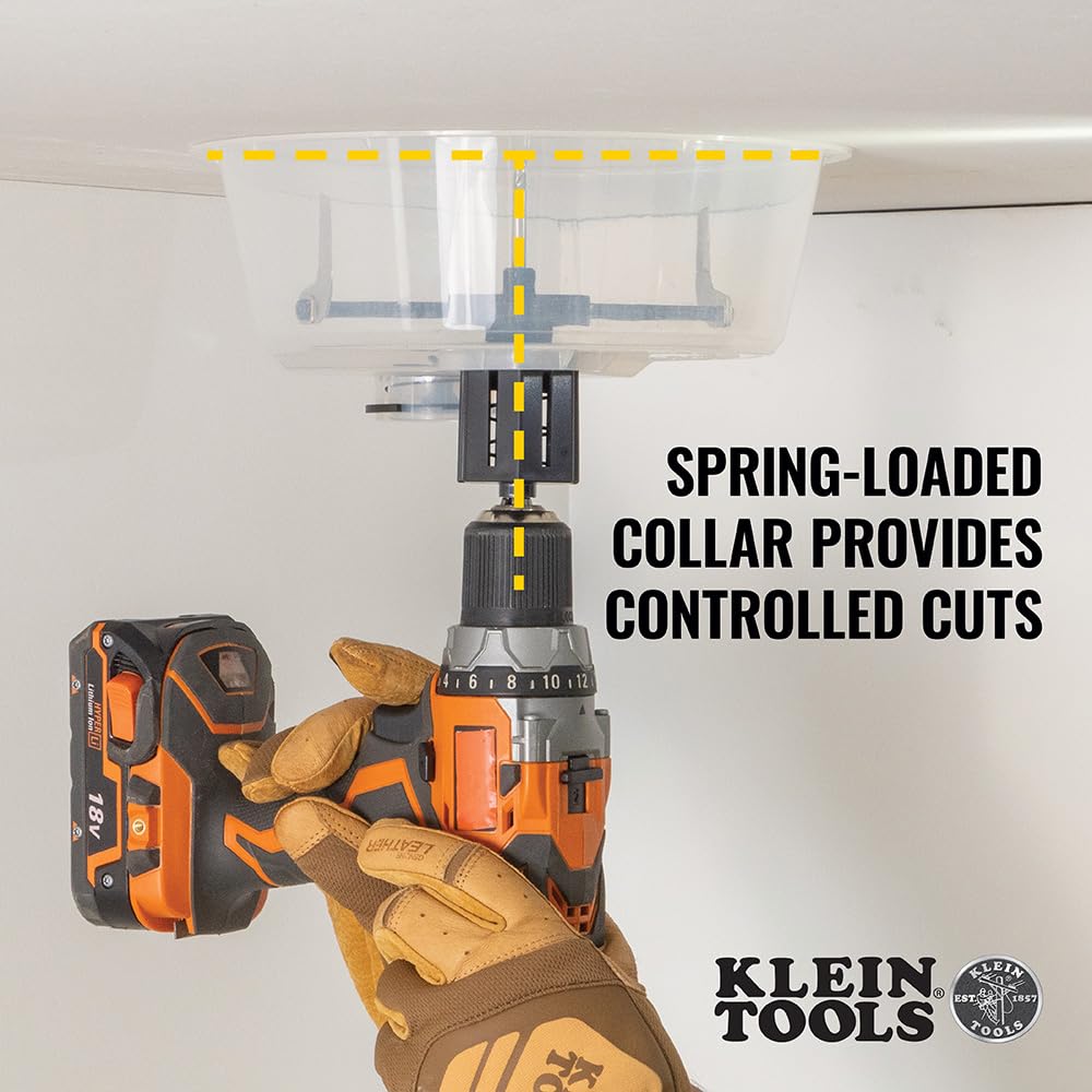 Klein Tools 53710 Adjustable Hole Saw 2 to 7 Inch with - Premium Selection Official Imagery - 6