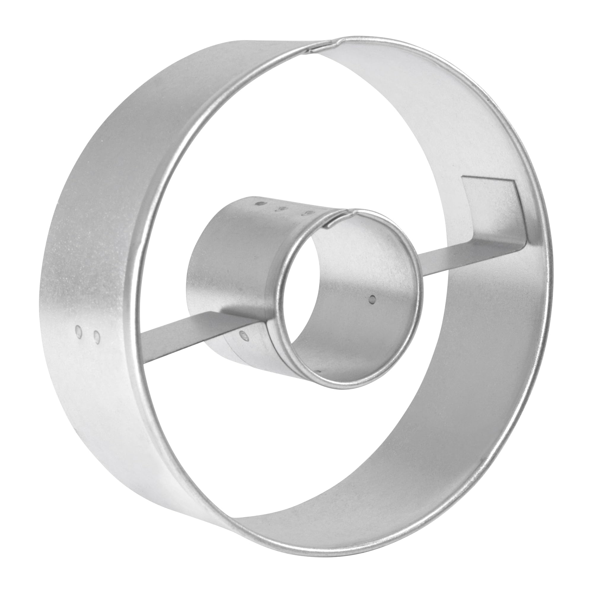 R&M Donut Cookie Cutter, Round with Hole Cut Out. Stainless Steel, 3 I - View 4