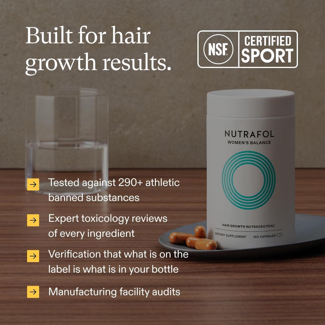 Nutrafol Women's Balance Hair Growth Supplements, Age 45+, - Generic