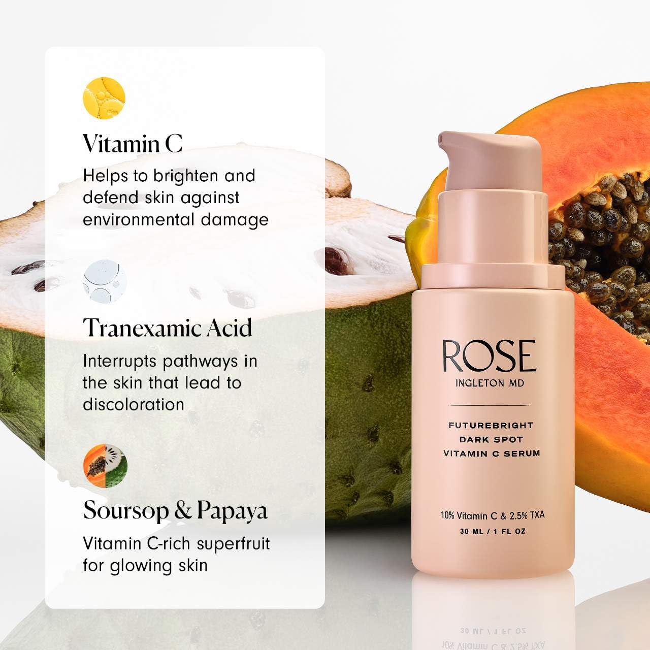 ROSE Ingleton MD FutureBright Dark Spot 10 Vitamin C Serum 1 - ROSE Ingleton MD Official Imagery - 7
