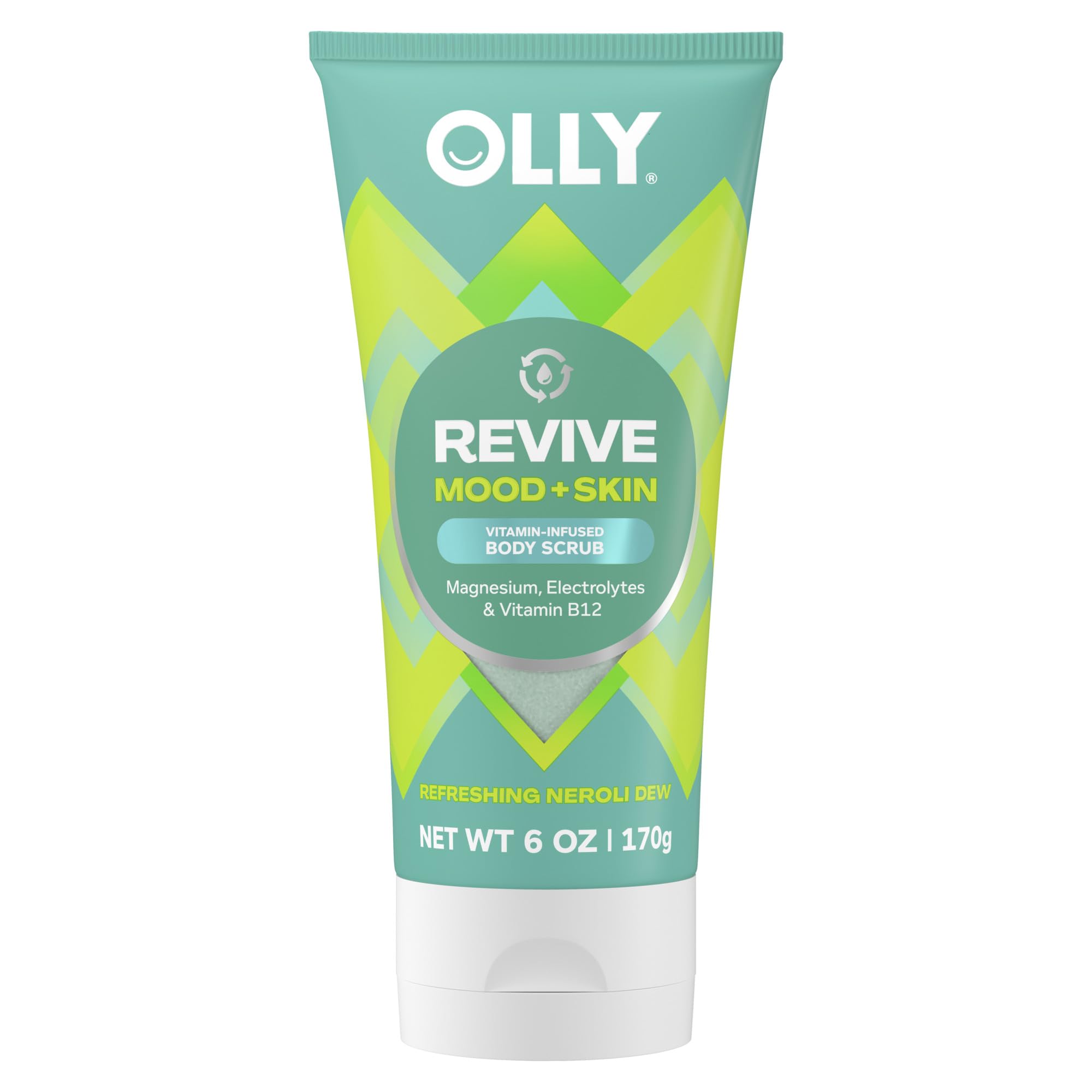 OLLY Revive Body Scrub Nourishing Cleanser, 6 oz - Product Imagery