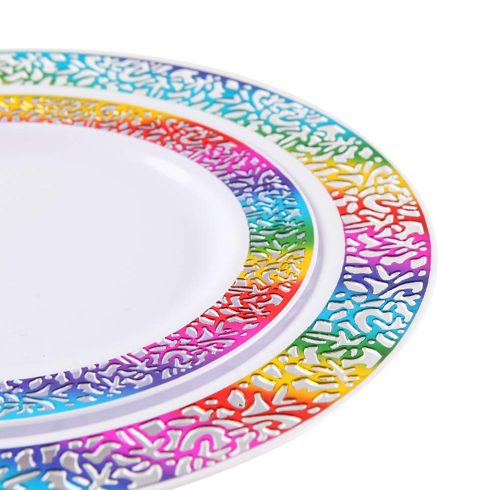 supernal Rainbow Plastic Plates - supernal Official Imagery - 4