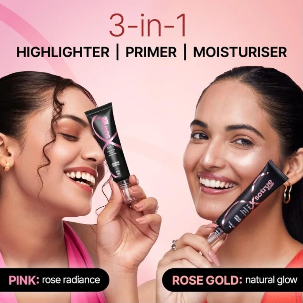 Tic tok Viral trending glow cream - 3 in 1 primer highlighter moisturizer - Generic Official Product View 3