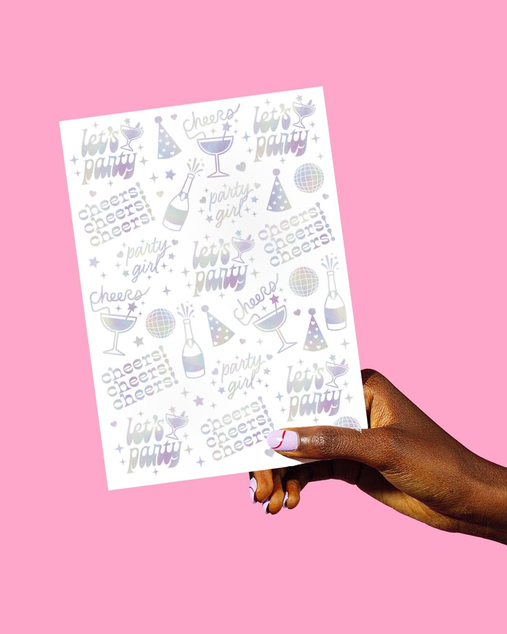 xo Fetti Cheers Party Temporary Tattoos - xo, Fetti Official Imagery - 6