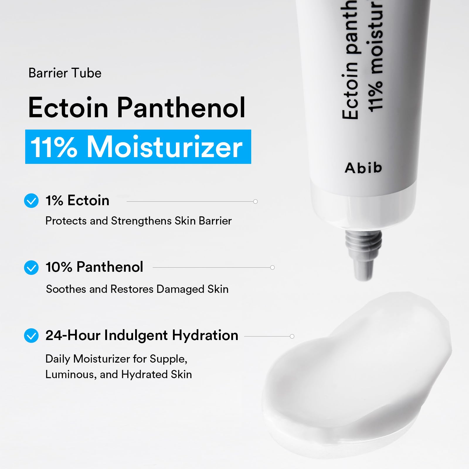 Abib Ectoin Panthenol 11% Moisturizer Barrier Tube 1.69 fl. oz. 50 mL I Skin Hydrating Face Cream - Abib Official Product View 4
