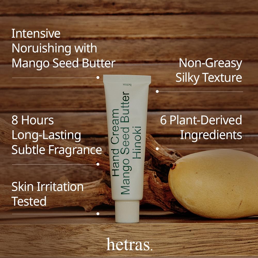 hetras Perfume Hand Cream Fast Absorbing Moisturizer for Dry - hetras. Official Product Imagery - 3
