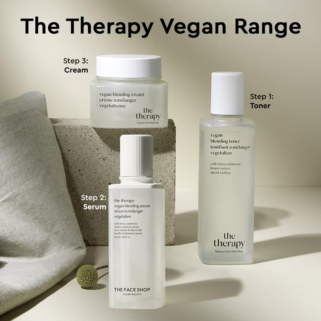 The Face Shop The Therapy Vegan Blending Cream Face Moisturizer - The Face Shop