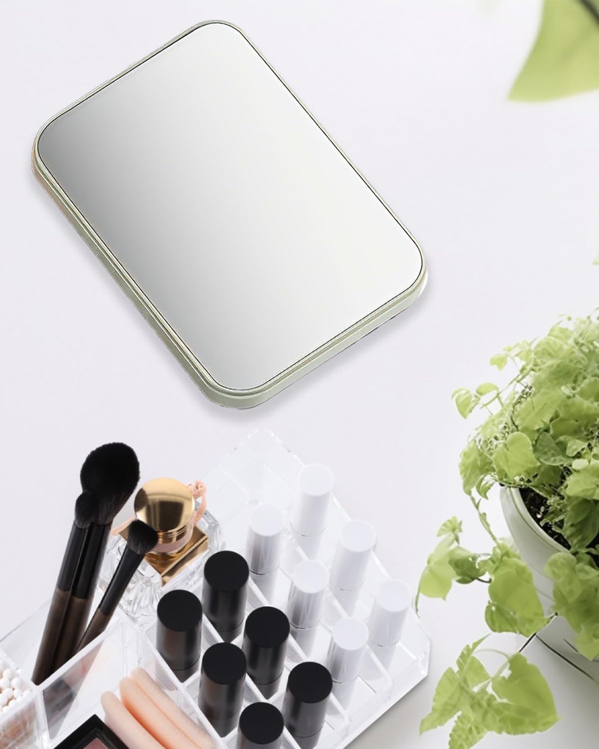 Foldable Mirror 20 Pack Desktop Makeup Mirror Simple Folding - Wuqoioo Official Imagery - 8